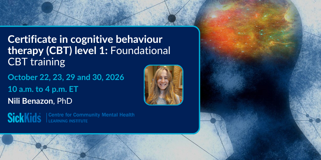 Certificate in cognitive behaviour therapy (CBT) level 1: Foundational CBT training